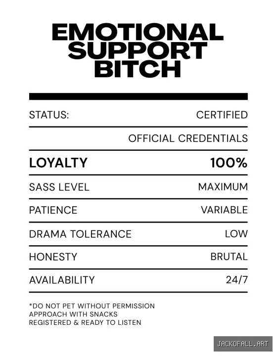 Emotional Support Bitch